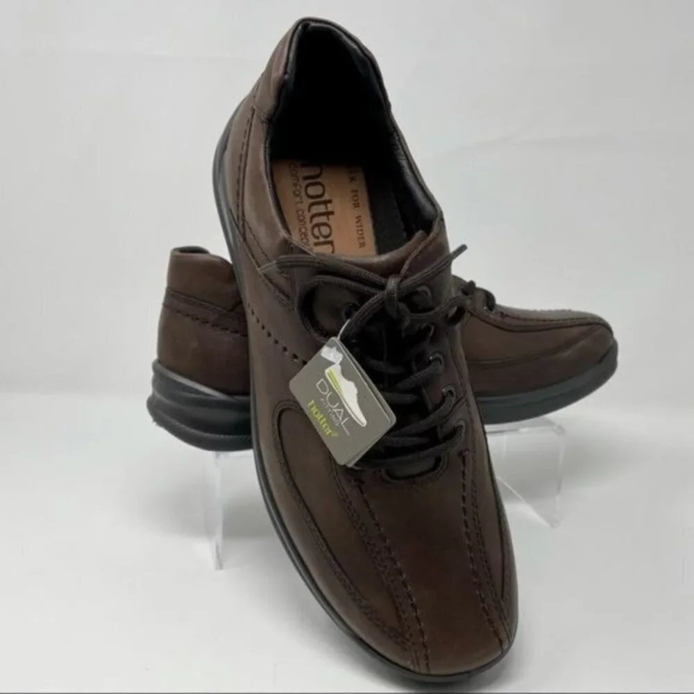 NWT Men’s Hotter Comfort “Lance” Brown ShoeSZ 11